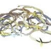 Gold and silver tone Catholic cross bracelet - Catholic Wholesale
