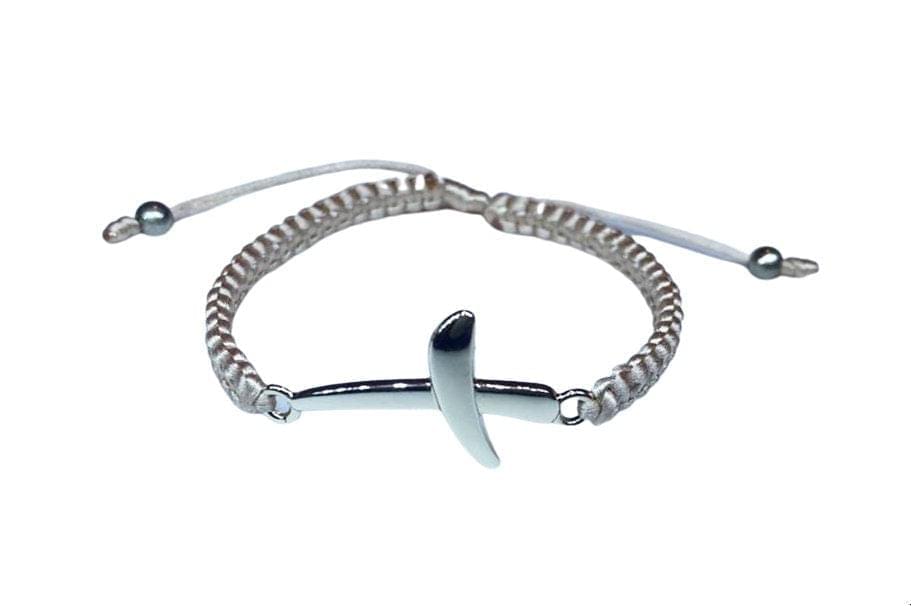 Gold and silver tone Catholic cross bracelet - Catholic Wholesale