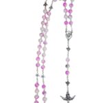 Holy Spirit Catholic rosary with glass beads - Catholic Wholesale