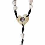 Lady Mary rosary with hand shaped stone beads - Catholic Wholesale