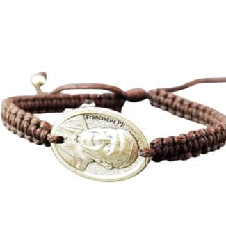 Pope Francis single medal bracelet - Catholic Wholesale