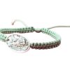 Archangel Michael/Guardian Angel single medal bracelet