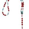 Archangel Michael Guardian Angel chaplet na may glass beads