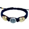 St Benedict and Miraculous medal kids bracelet