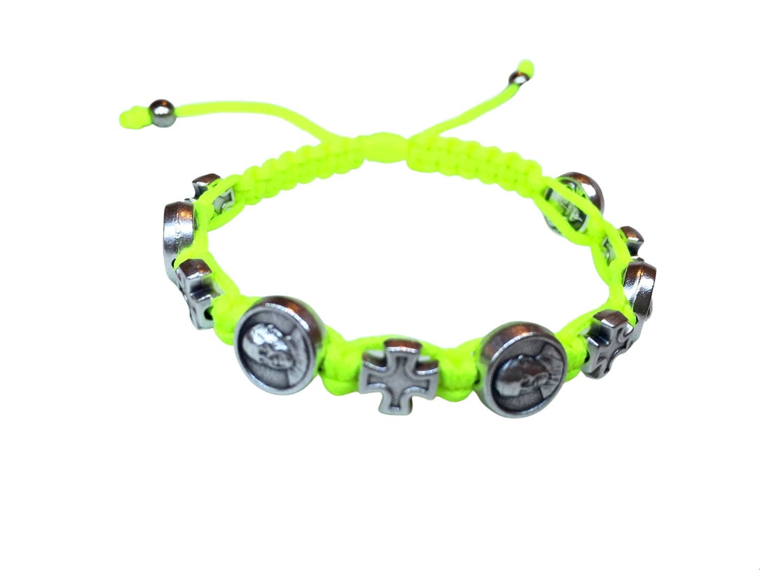Pope Francis medal Catholic bracelet with cross - Catholic Wholesale