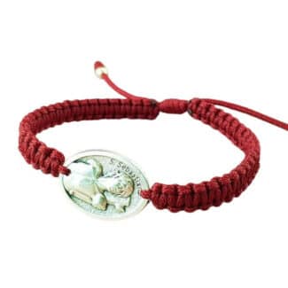 Saint Sebastian medal Catholic bracelet - Catholic Wholesale