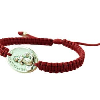 Saint Bernadette medal Catholic bracelet - Catholic Wholesale