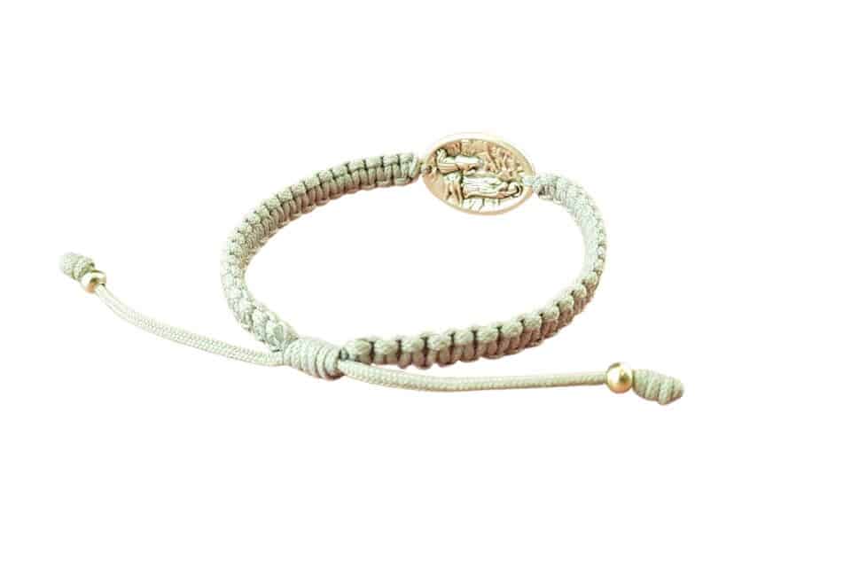 Saint Bernadette medal Catholic bracelet - Catholic Wholesale