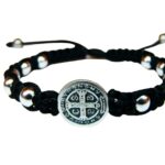 Saint Benedict medal bracelet with beads - Catholic Wholesale