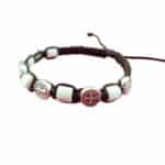 Saint Benedict bracelet with hand-shaped stones - Catholic Wholesale