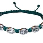 Saint Benedict medal customizable bracelet - Catholic Wholesale