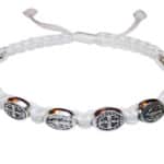 Saint Benedict medal customizable bracelet - Catholic Wholesale