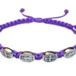 Saint Benedict medal customizable bracelet - Catholic Wholesale