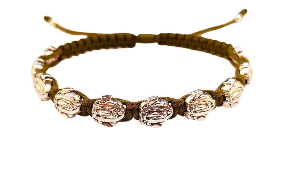 Lady Guadalupe medal Catholic bracelet - Catholic Wholesale