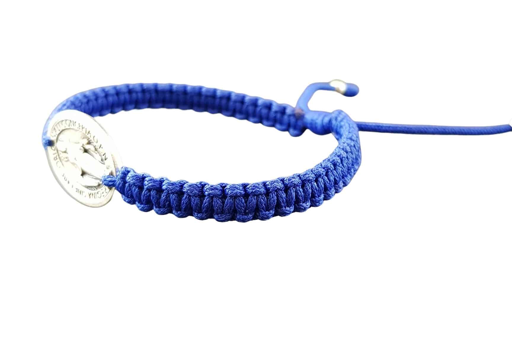 Miraculous medal simple bracelet, Catholic adjustable jewelry - Catholic Wholesale