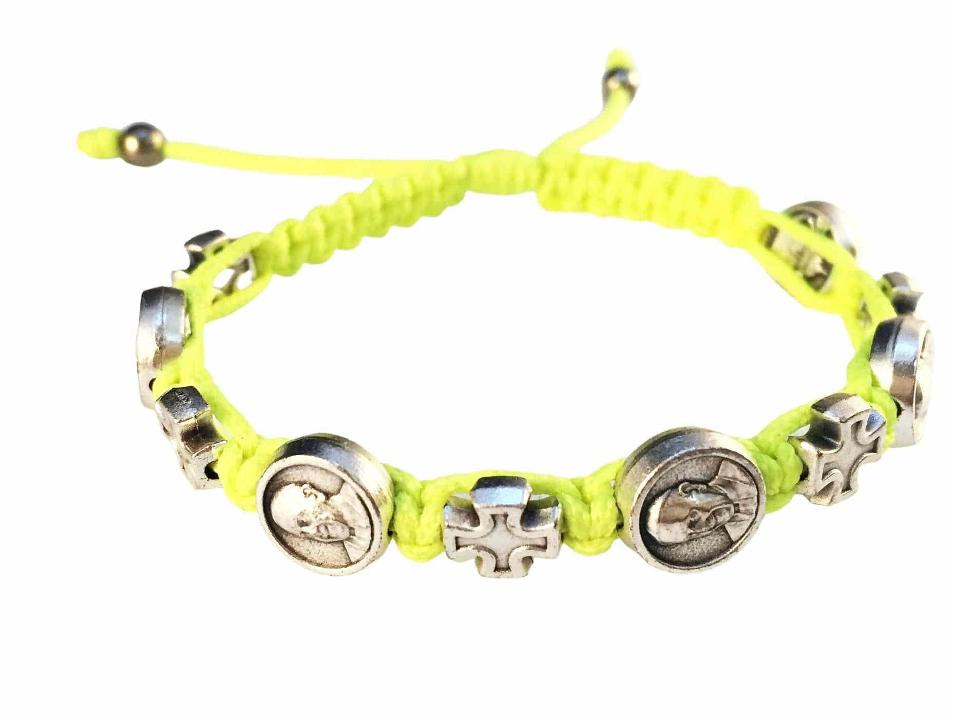 Pope Francis Catholic bracelet with crosses - Catholic Wholesale