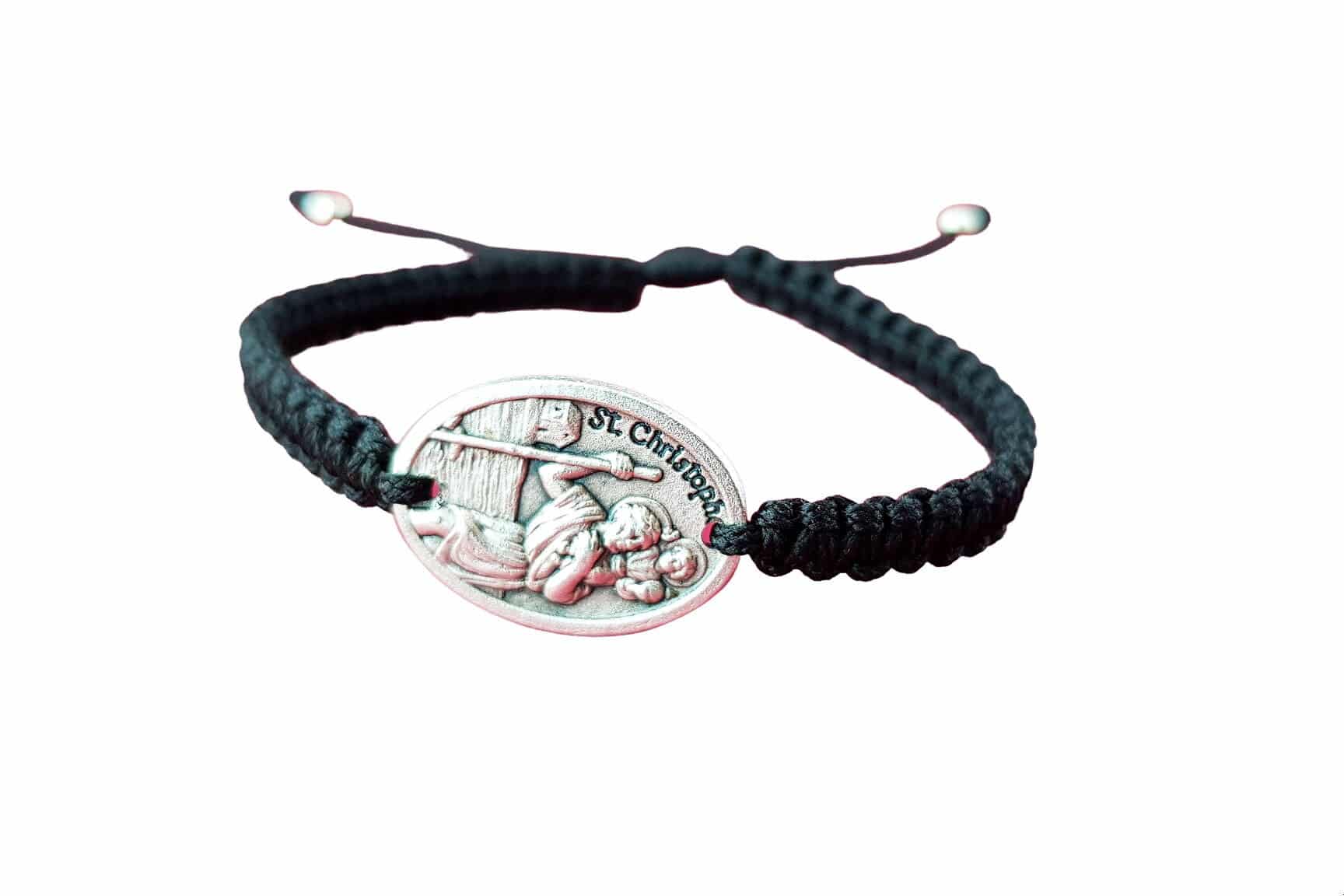 Saint Christopher medal Catholic bracelet - Catholic Wholesale