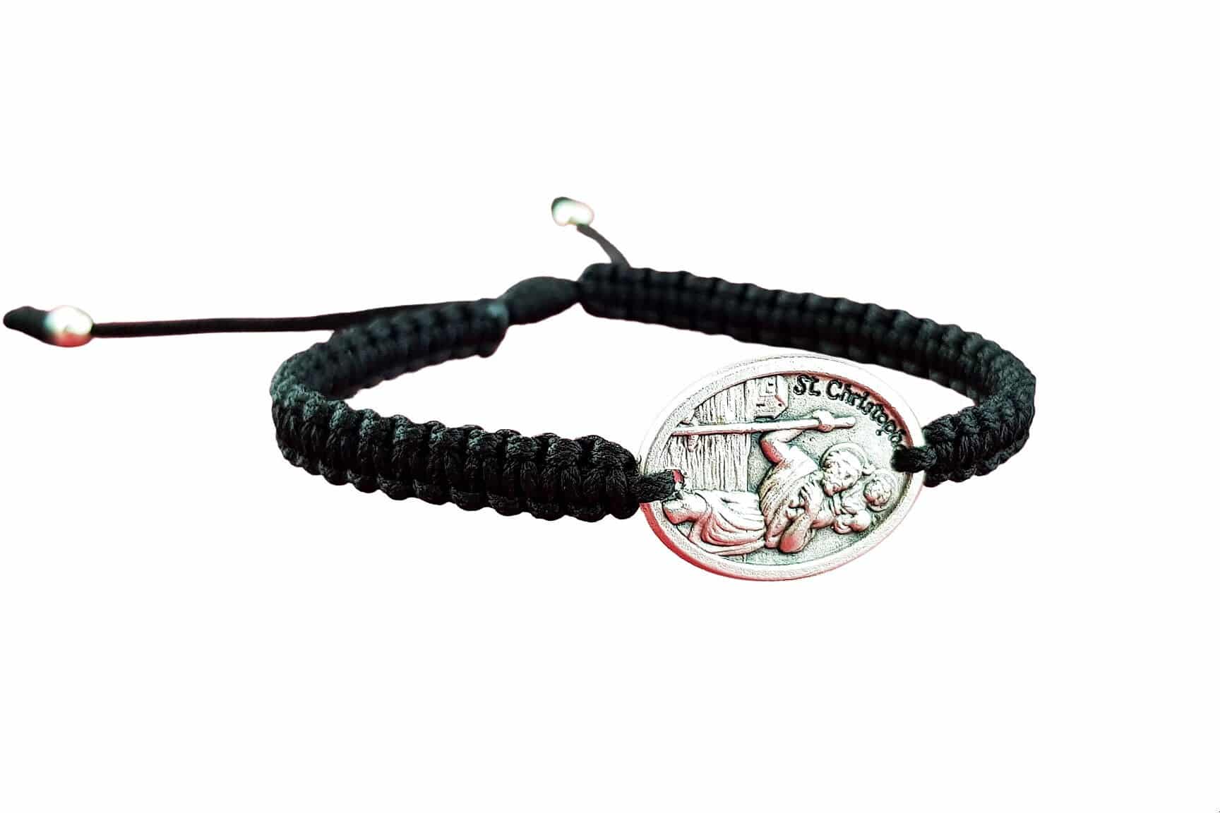 Saint Christopher medal Catholic bracelet - Catholic Wholesale