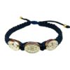 Gold Miraculous medal bracelet for kids