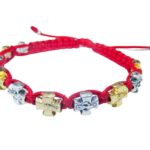 Catholic bracelet with gold and silver tone crosses - Catholic Wholesale