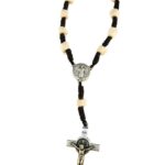 Saint Benedict decade stone bracelet - Catholic Wholesale