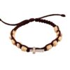 Cross Catholic bracelet with hand-shaped stones - Catholic Wholesale