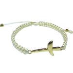 Gold and silver tone Catholic cross bracelet - Catholic Wholesale