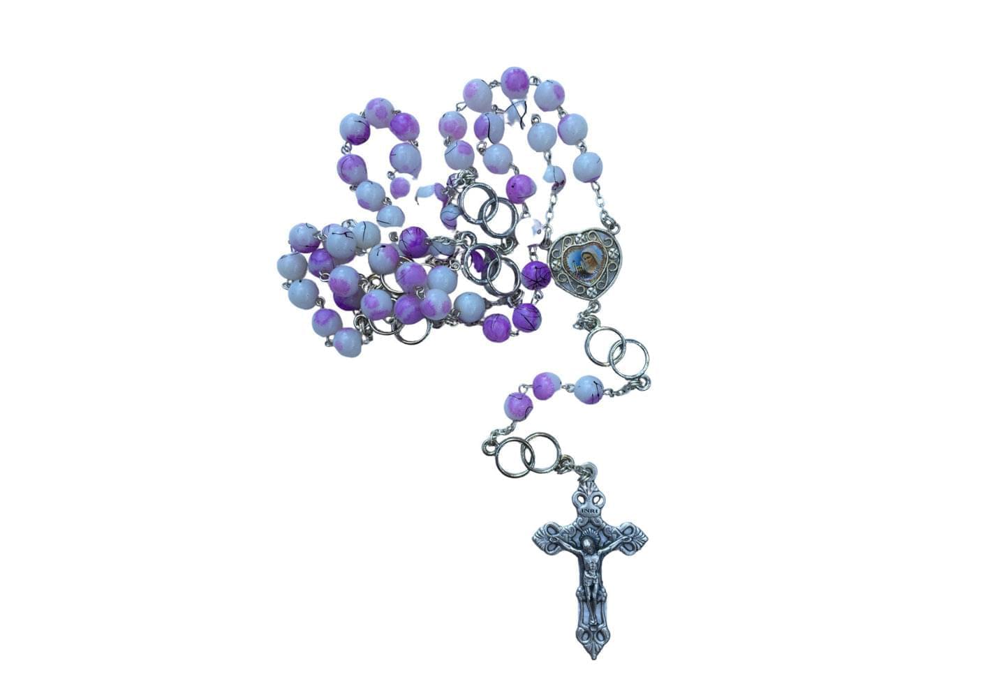 Blessed Virgin Mary rosary for wedding gift - Catholic Wholesale