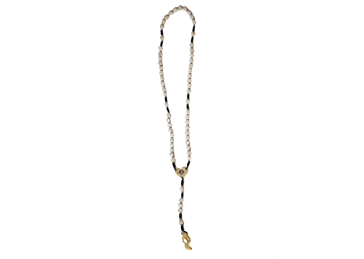 Lady Mary rosary with hand shaped stone beads - Catholic Wholesale