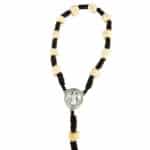 Saint Benedict decade stone bracelet - Catholic Wholesale