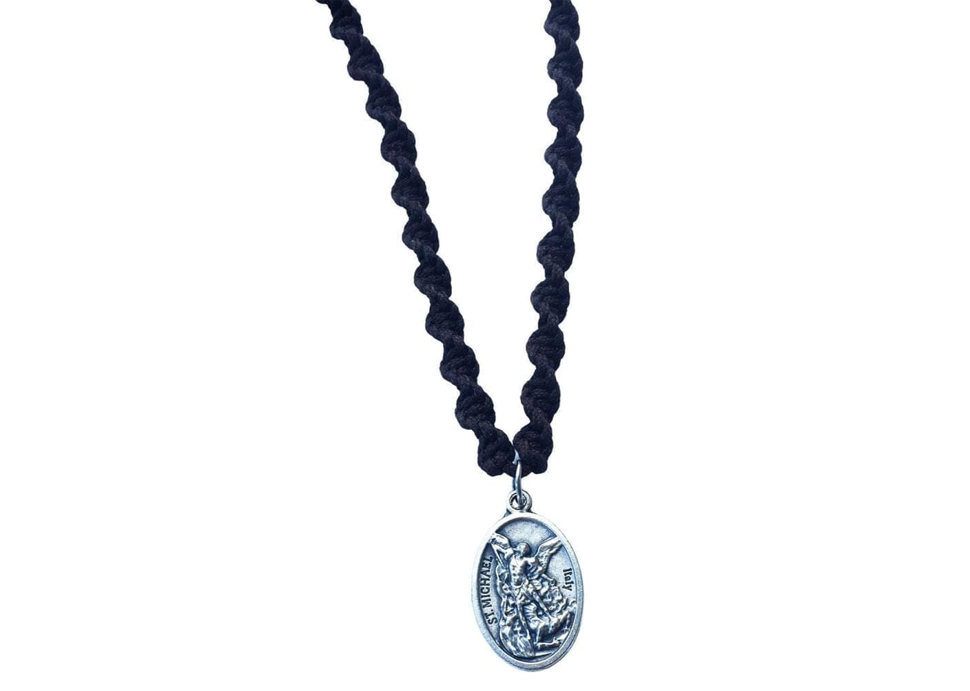 Archangel Michael Guardian Angel Catholic spiral necklace - Catholic Wholesale