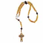 Saint Benedict olive wood rosary - Catholic Wholesale