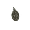 Médaille de Saint André en argent représentant l'apôtre s'appuyant sur une croix en forme de X.